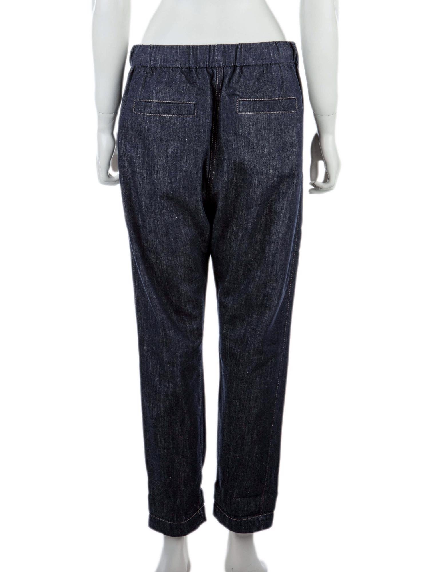 Bayan Lacivert BRUNELLO CUCINELLI JEAN PANTOLON