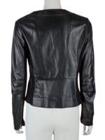 Bayan Siyah EMPORIO ARMANI DERİ CEKET