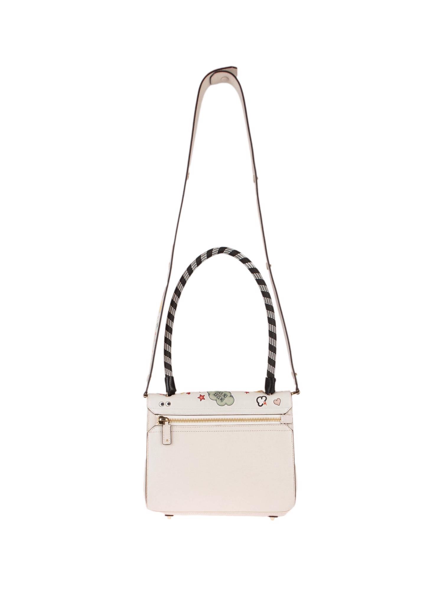 Bayan Krem ANYA HINDMARCH ÇANTA ASKISI