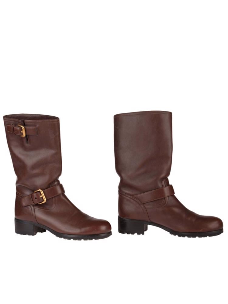 Bayan Kahve PRADA ÇİZME