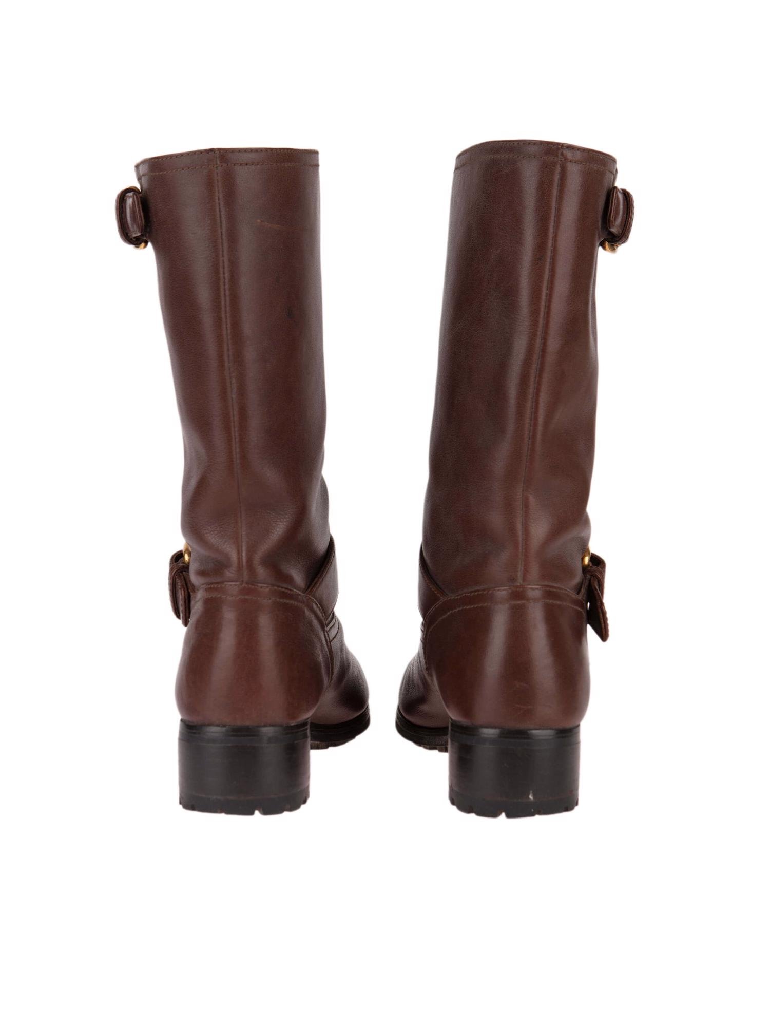 Bayan Kahve PRADA ÇİZME