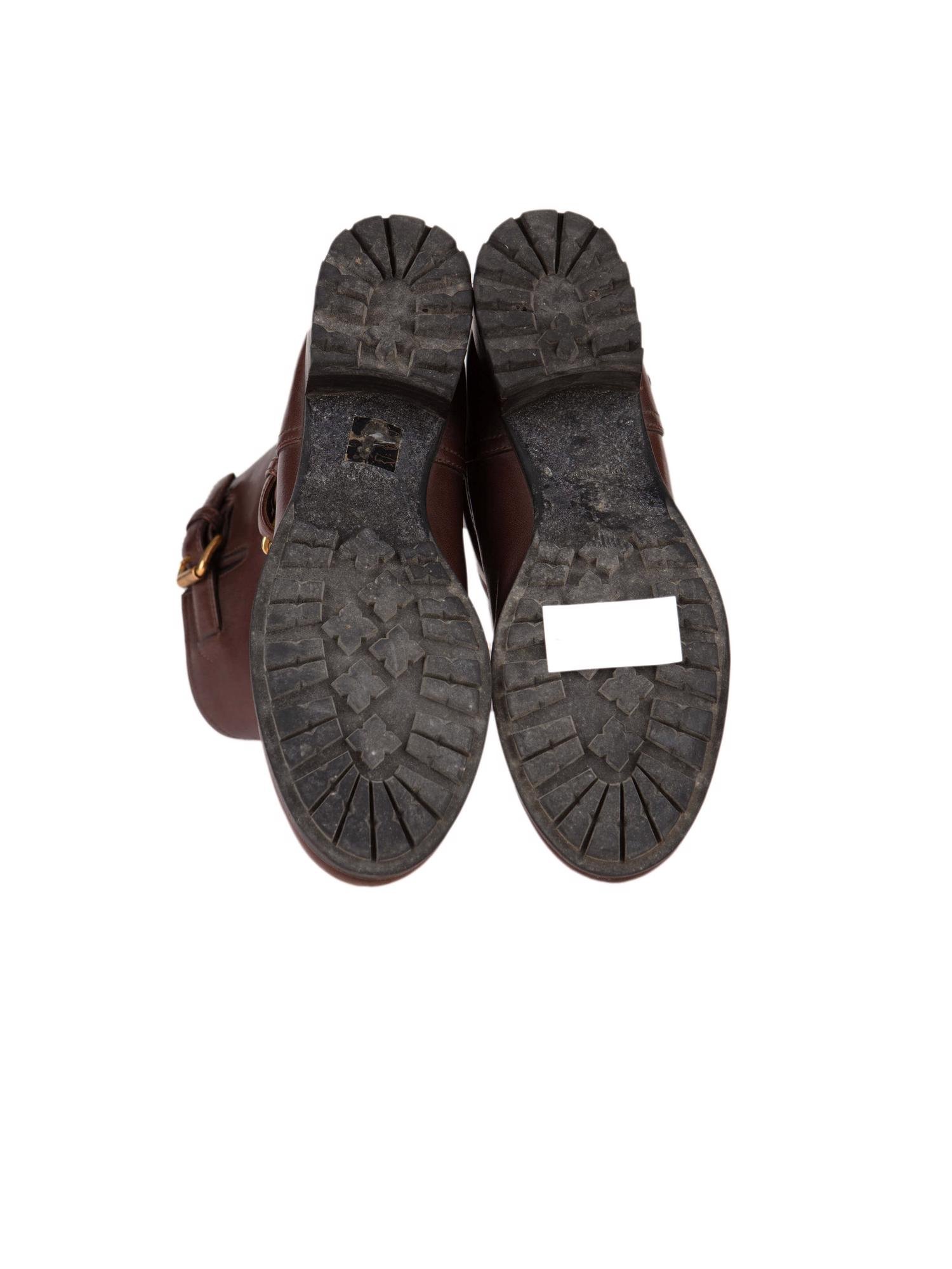 Bayan Kahve PRADA ÇİZME