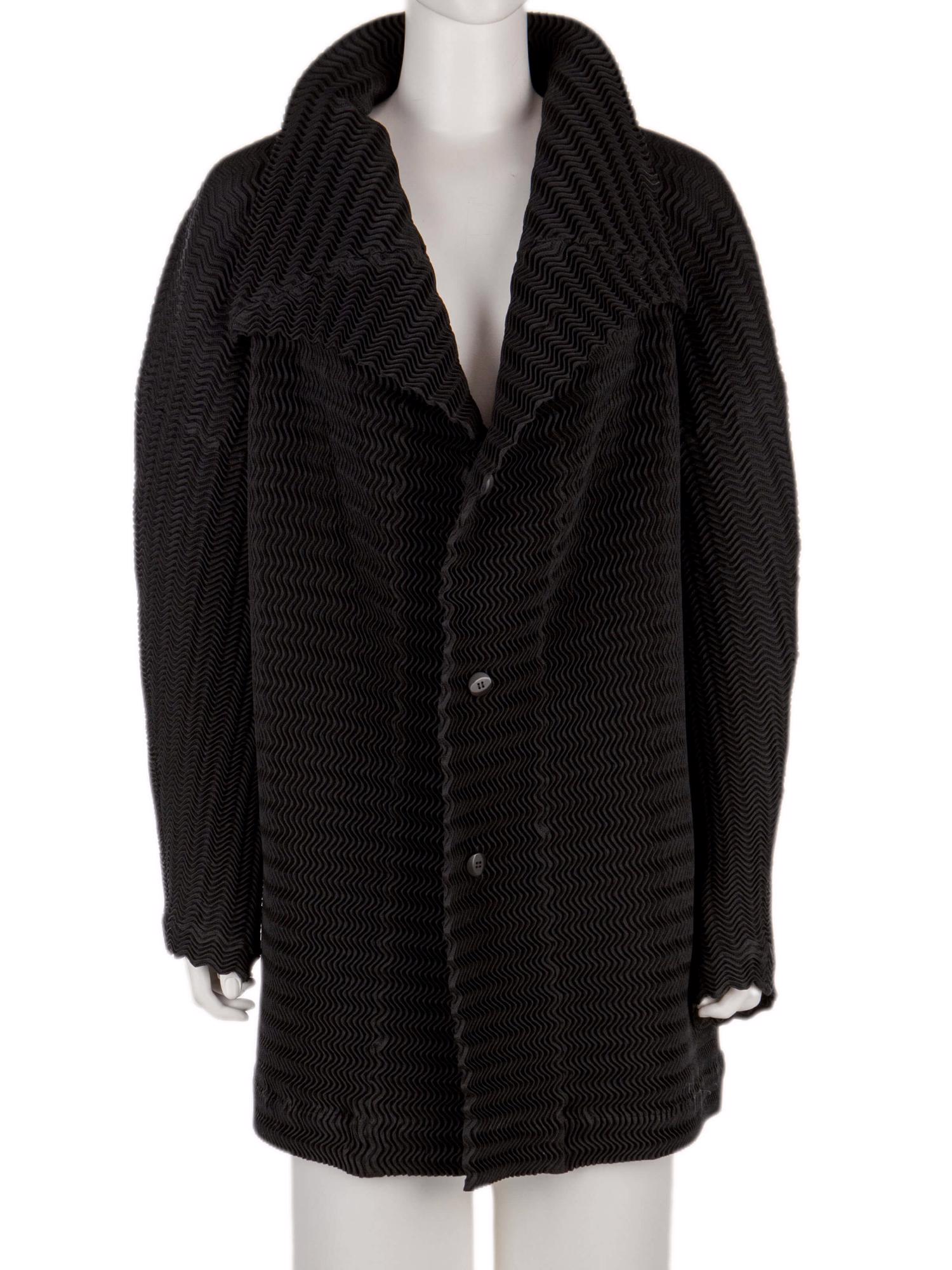 Bayan Siyah ISSEY MIYAKE PLEATS PLEASE CEKET