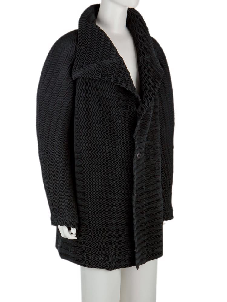 Bayan Siyah ISSEY MIYAKE PLEATS PLEASE CEKET