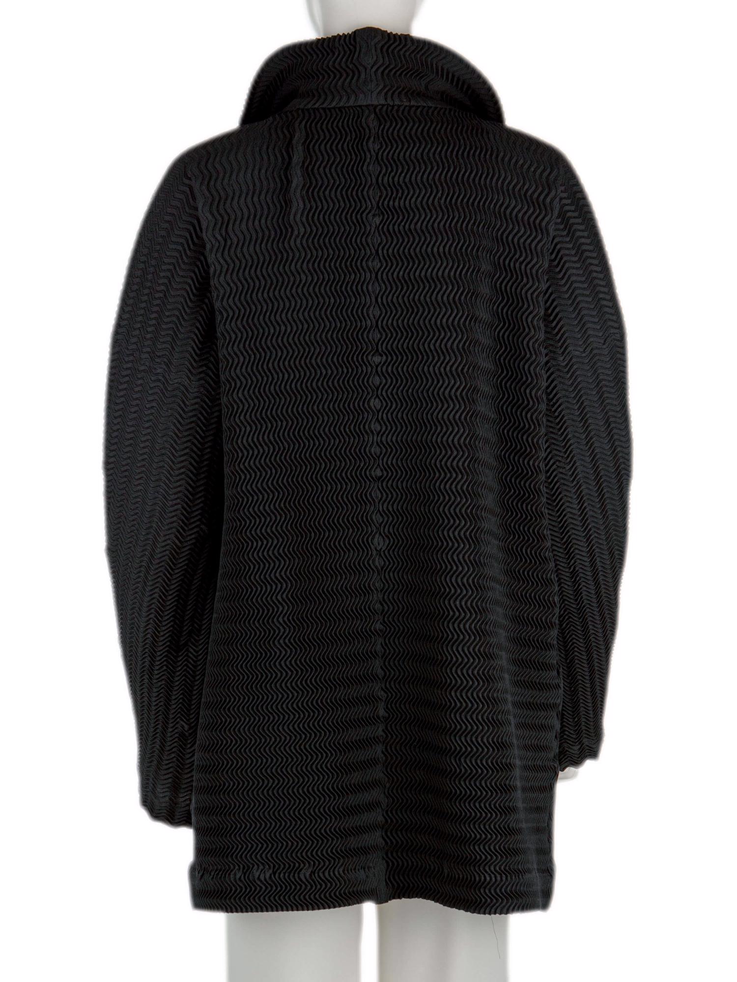 Bayan Siyah ISSEY MIYAKE PLEATS PLEASE CEKET
