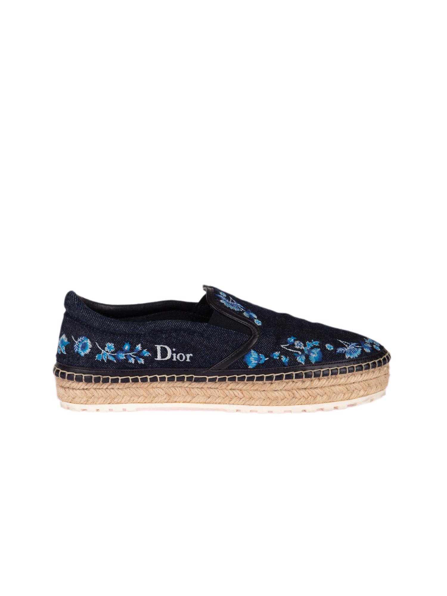Bayan Lacivert DIOR ESPADRİL