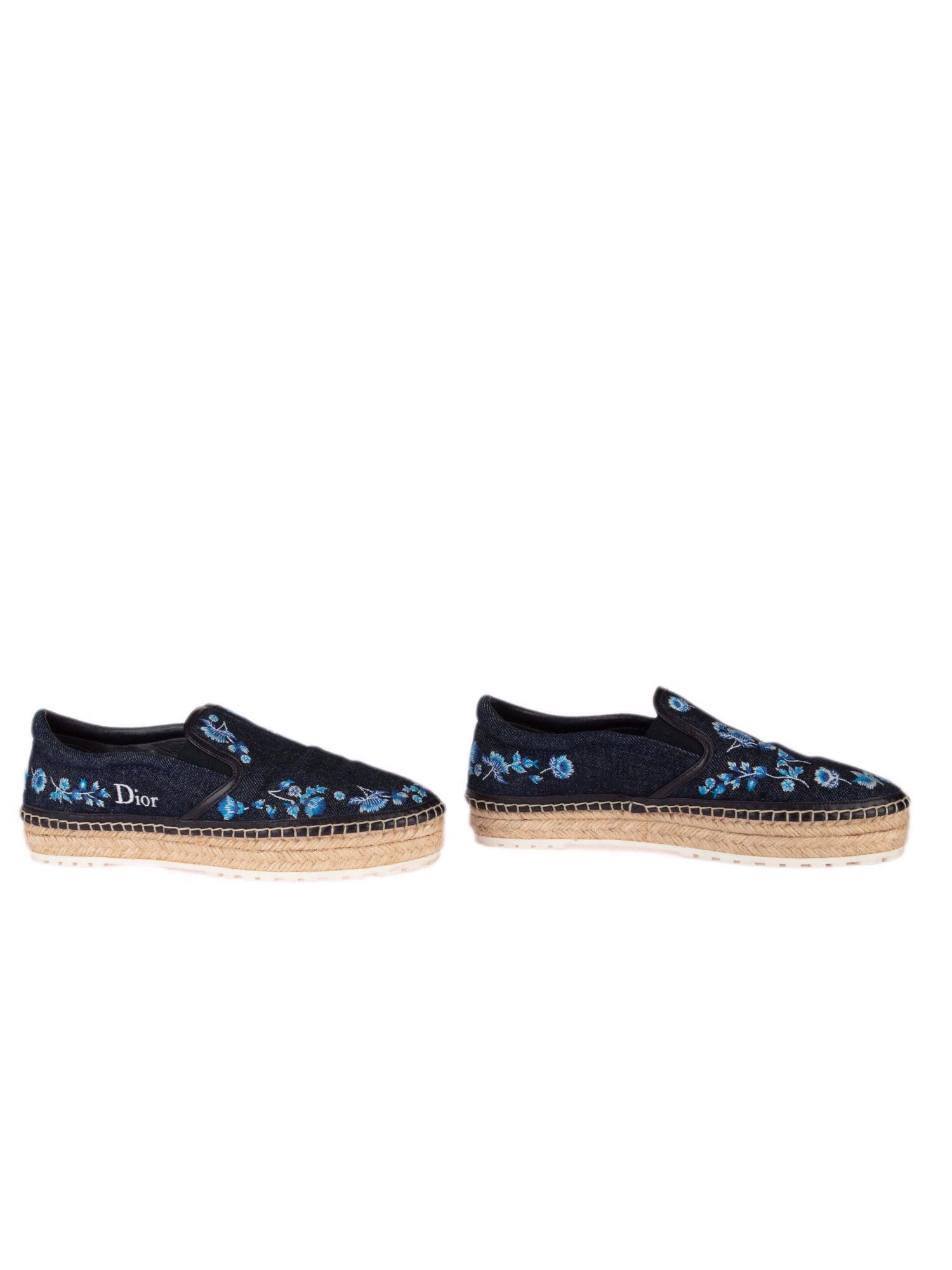 Bayan Lacivert DIOR ESPADRİL