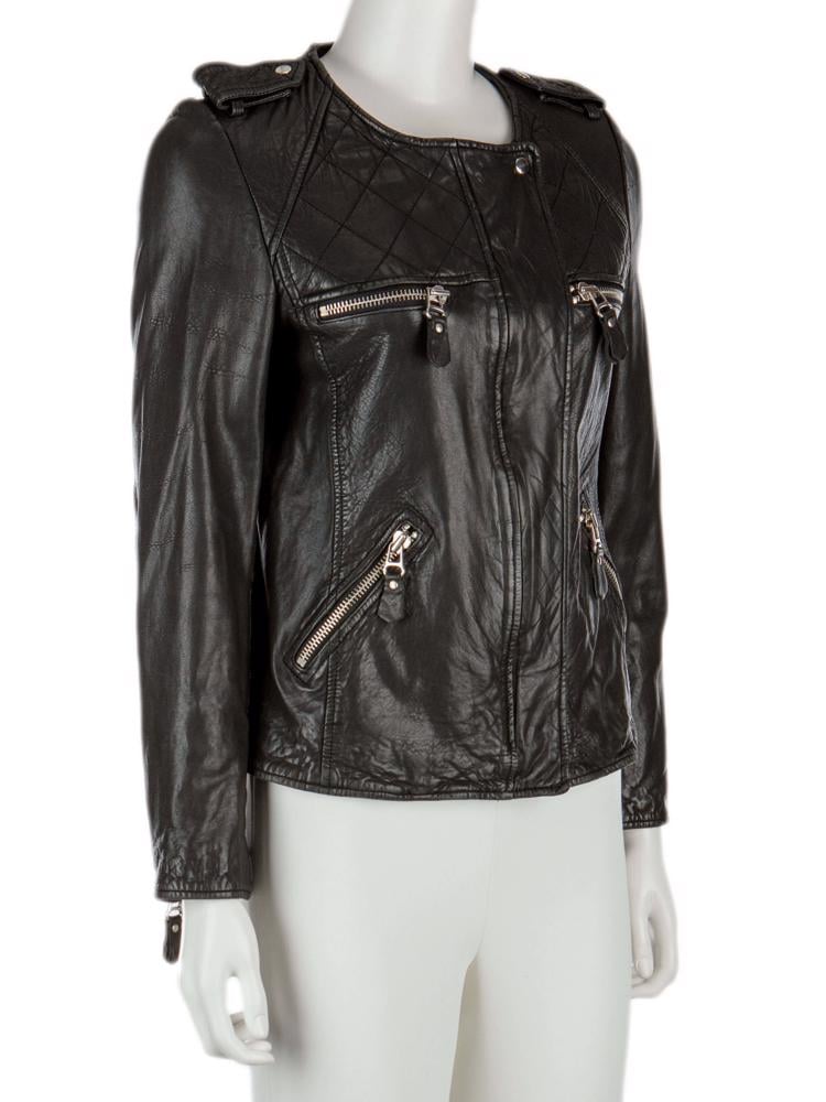 Bayan Siyah ISABEL MARANT ETOILE DERİ CEKET