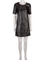 Bayan Siyah SEE BY CHLOE DERİ ELBİSE