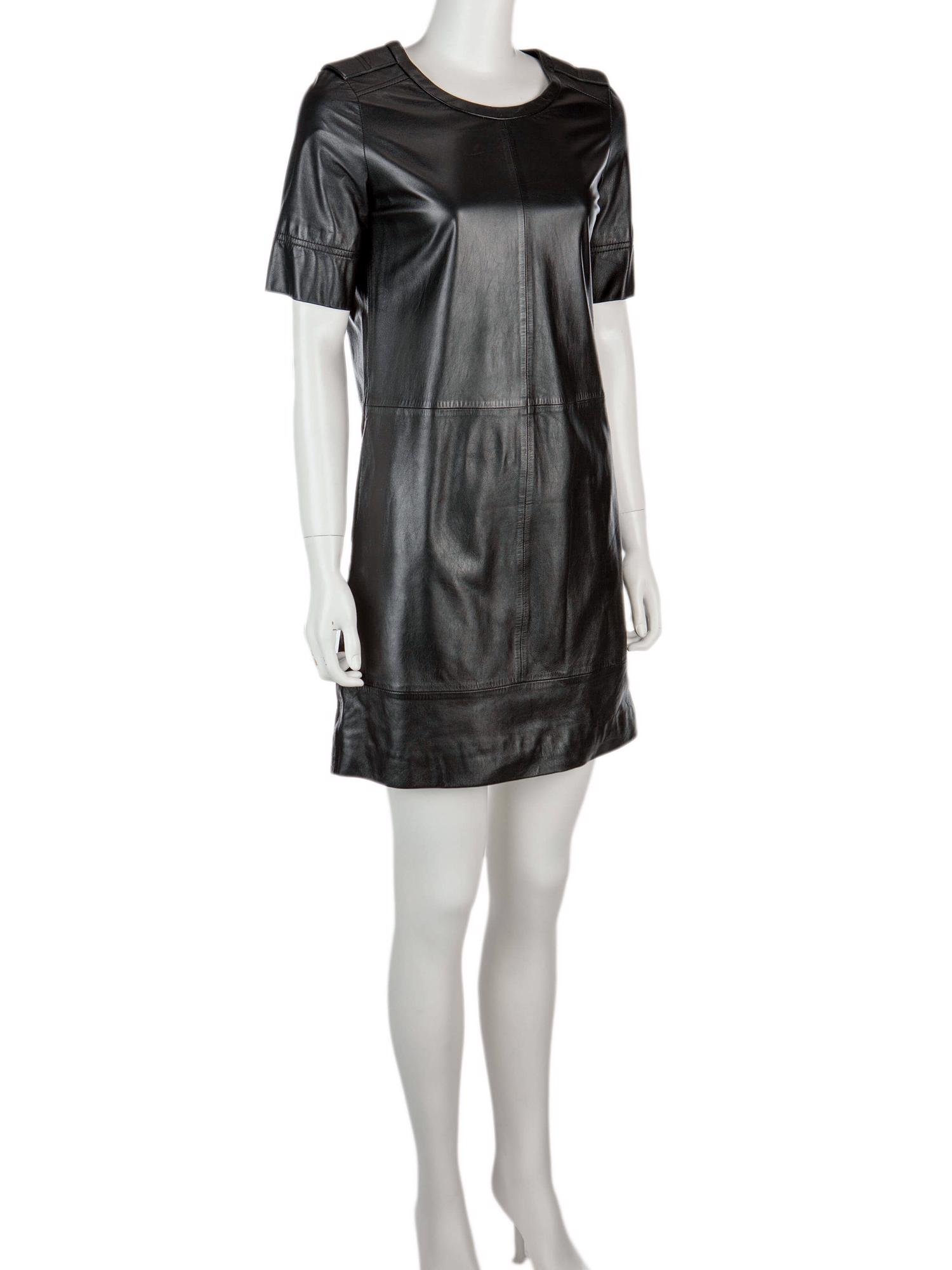 Bayan Siyah SEE BY CHLOE DERİ ELBİSE