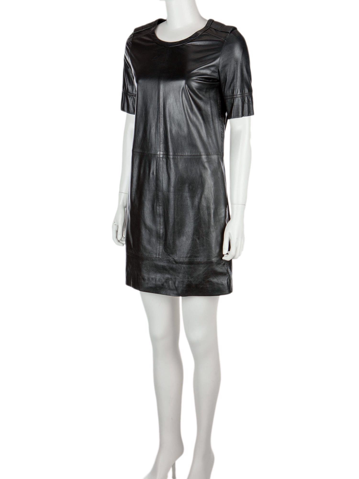 Bayan Siyah SEE BY CHLOE DERİ ELBİSE