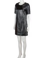 Bayan Siyah SEE BY CHLOE DERİ ELBİSE