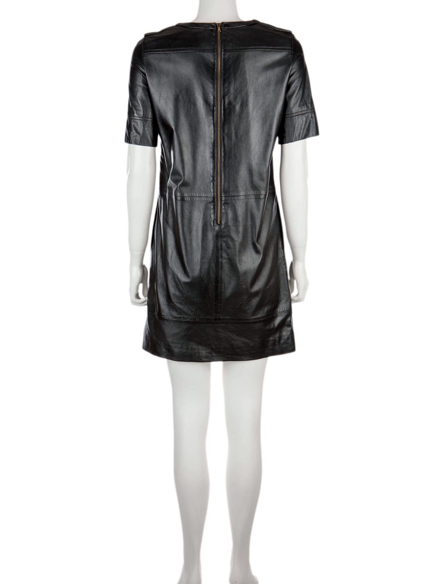 Bayan Siyah SEE BY CHLOE DERİ ELBİSE