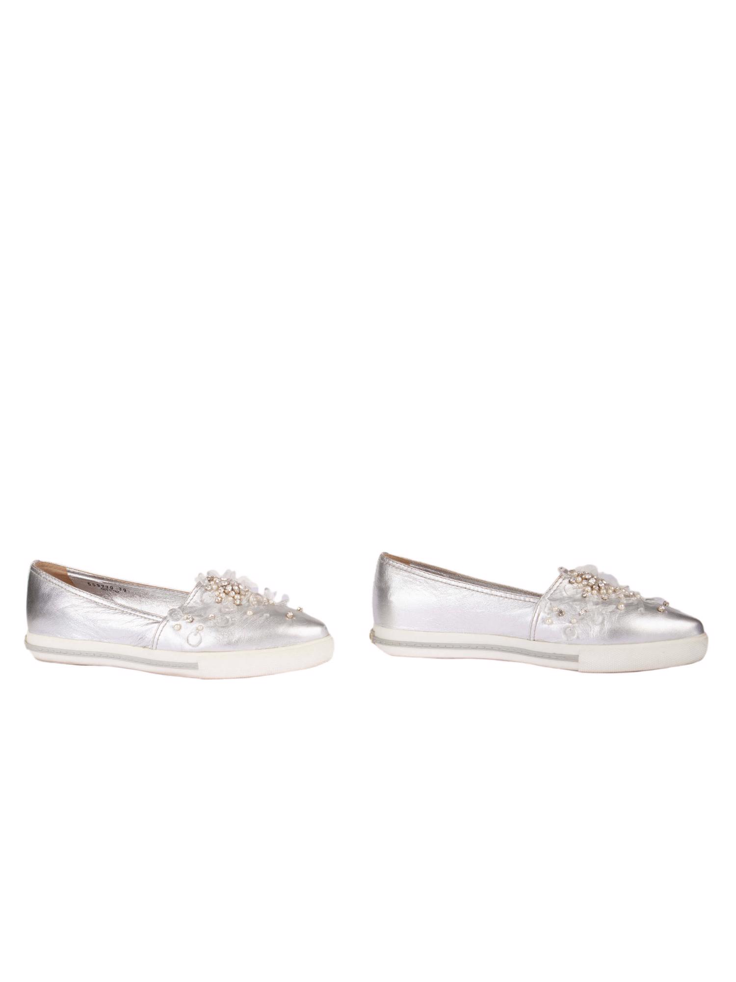 Bayan Gümüş MIU MIU SNEAKER