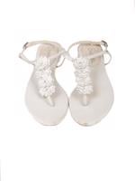 Bayan Beyaz CHANEL SANDALET