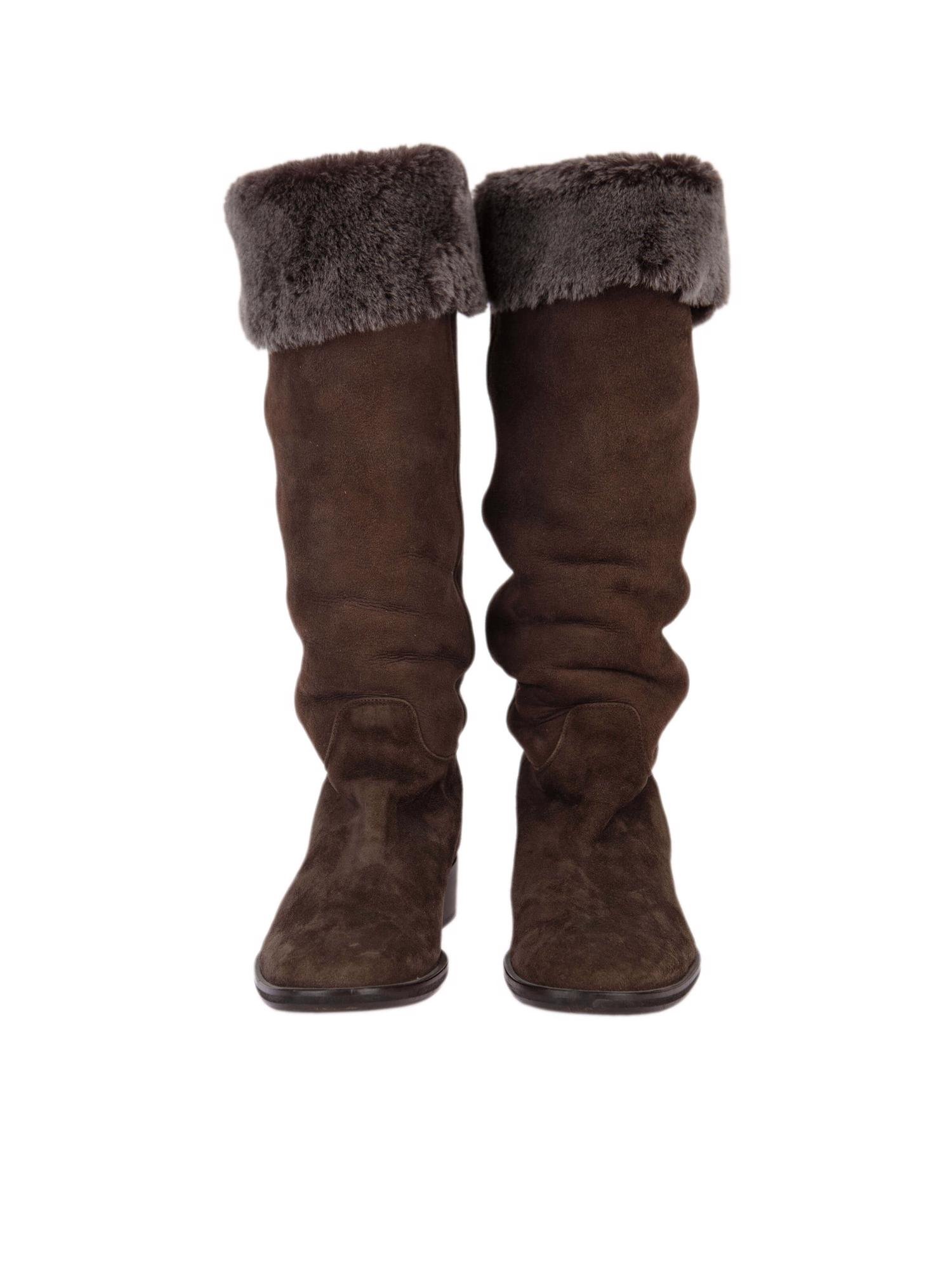 Bayan Kahve MAX MARA ÇİZME