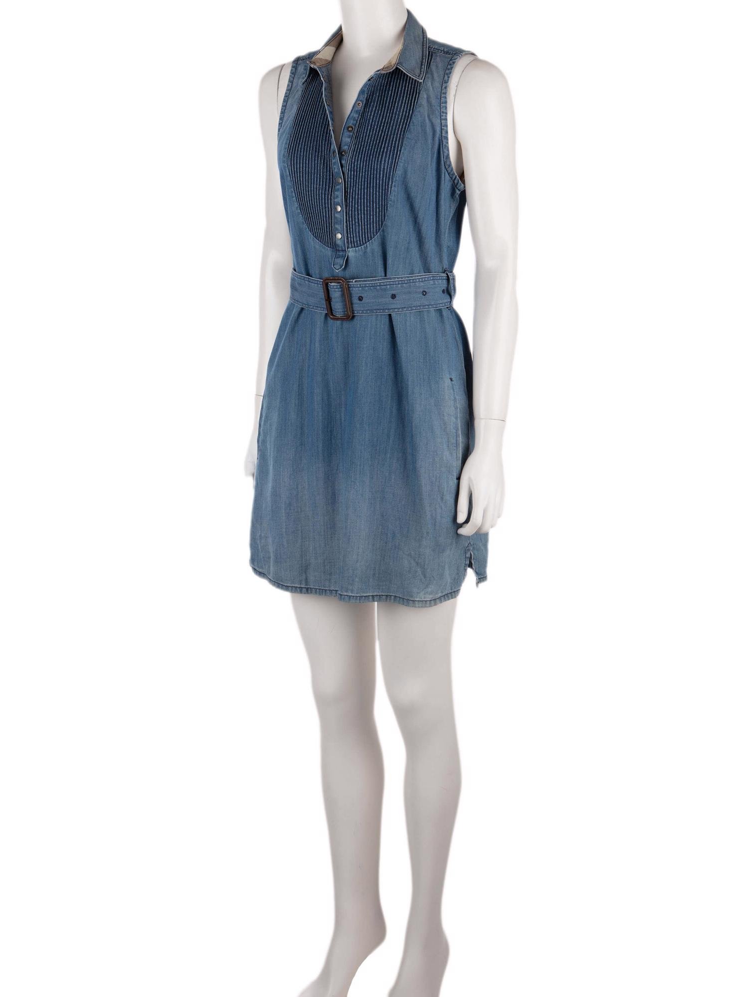 Bayan Mavi BURBERRY BRIT JEAN ELBİSE