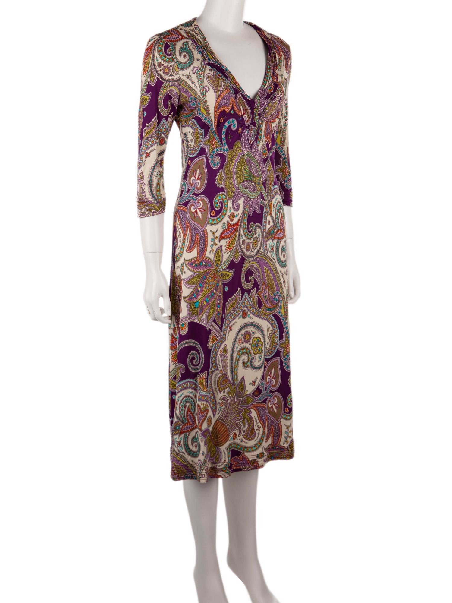 Bayan Çok Renkli ETRO ELBİSE