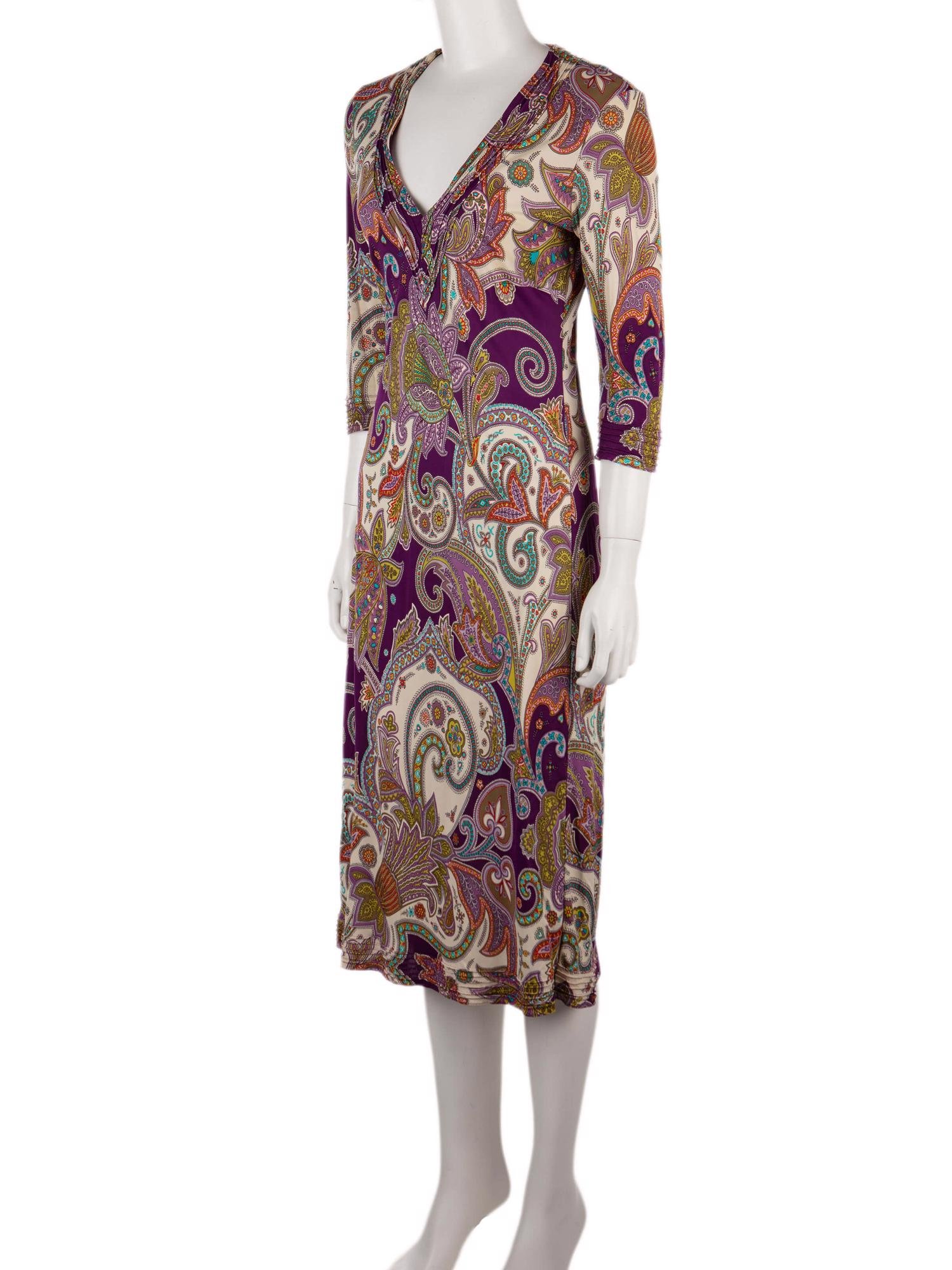 Bayan Çok Renkli ETRO ELBİSE