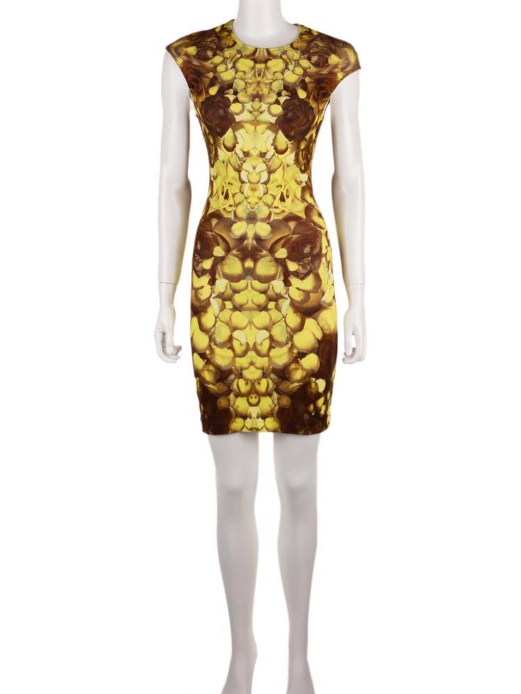 Bayan Sarı MCQ ALEXANDER MCQUEEN ELBİSE