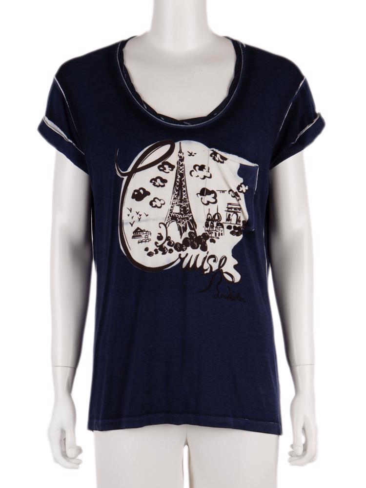 Bayan Lacivert LOUIS VUITTON T-SHIRT