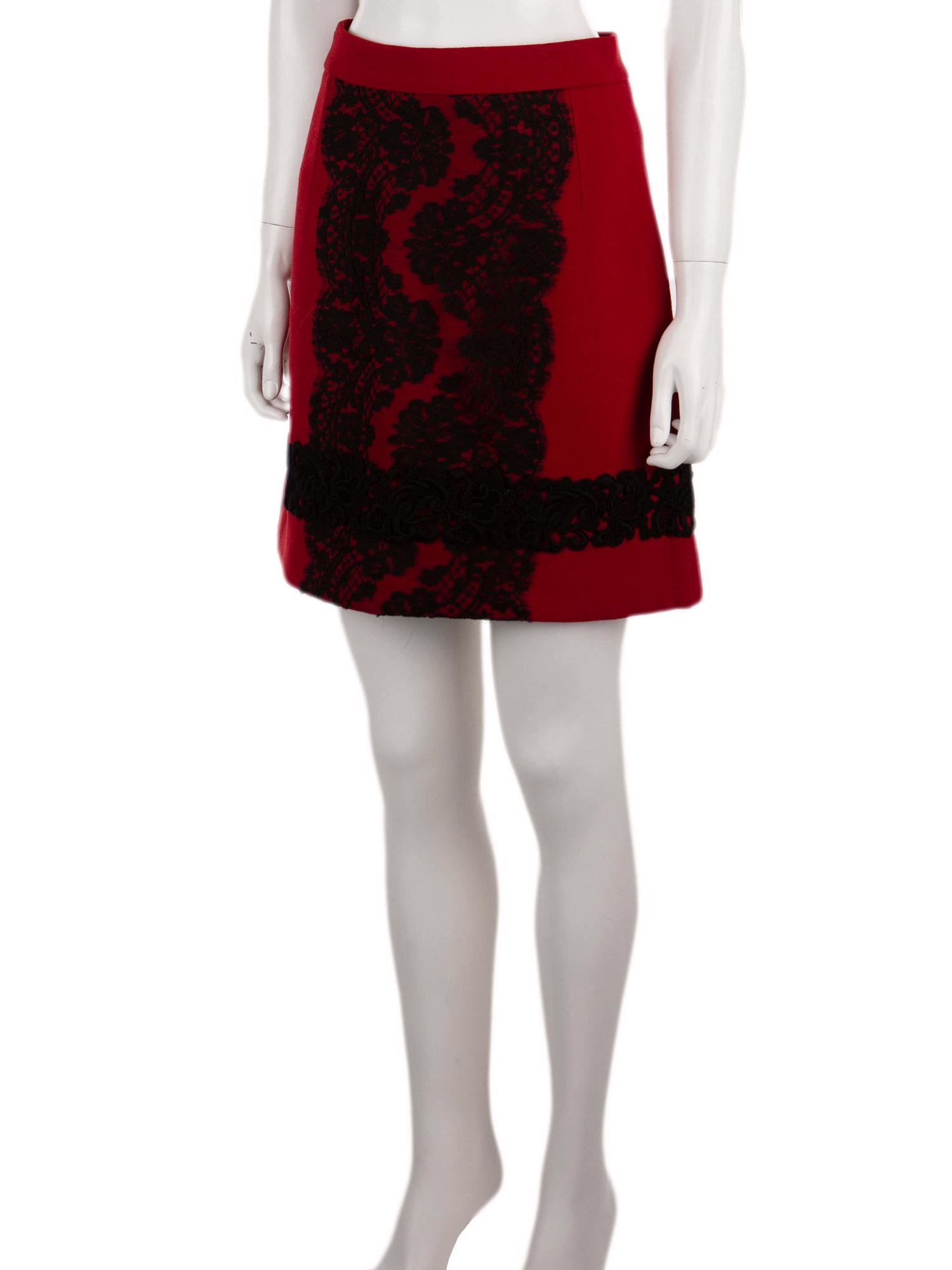 Bayan Kırmızı DOLCE&GABBANA ETEK