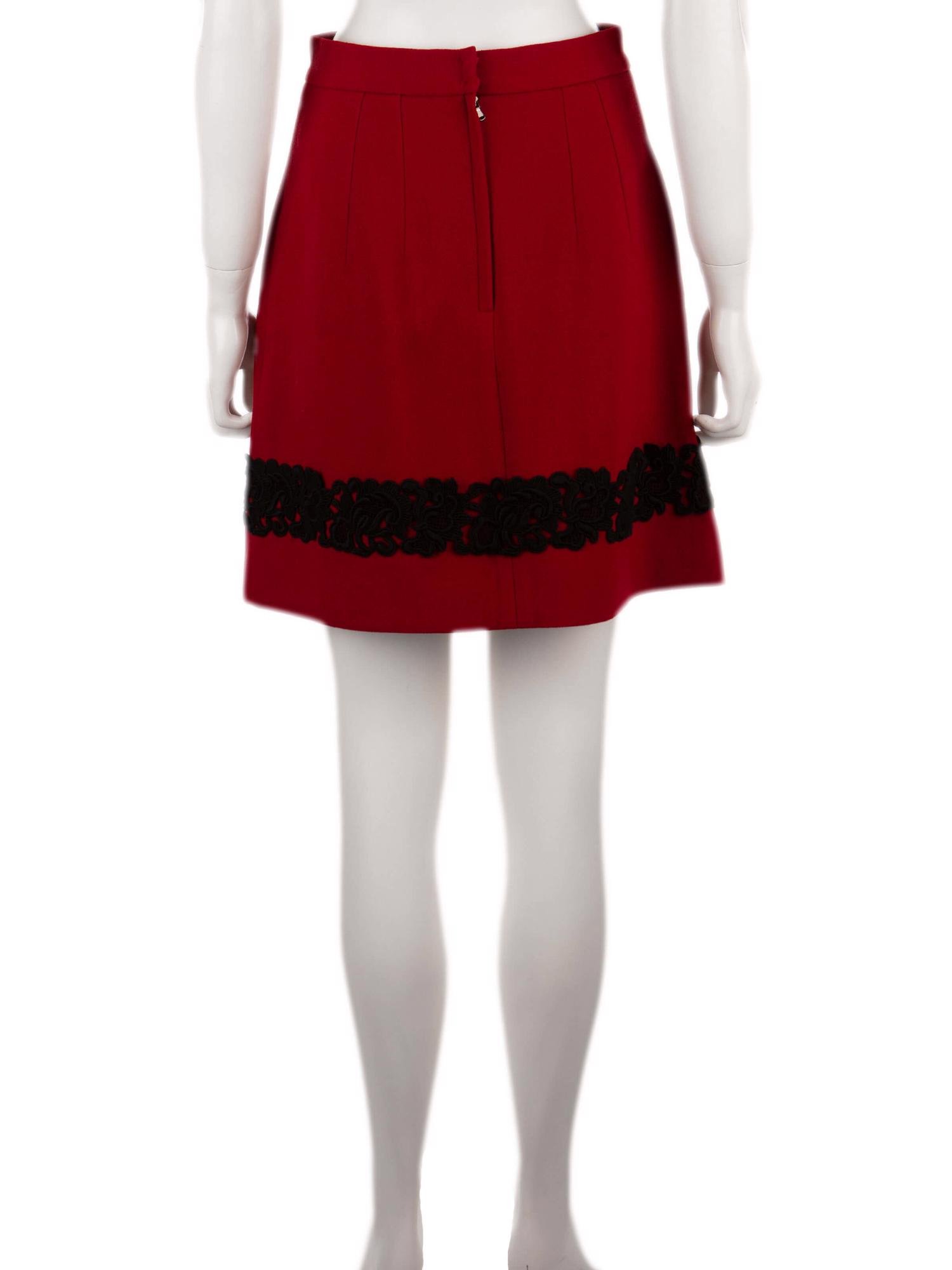 Bayan Kırmızı DOLCE&GABBANA ETEK