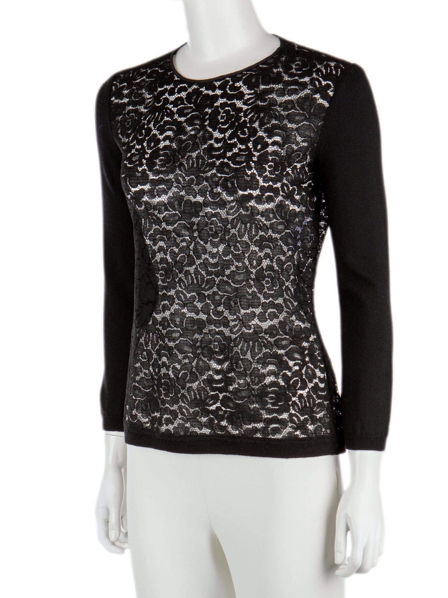 Bayan Siyah NINA RICCI BLUZ