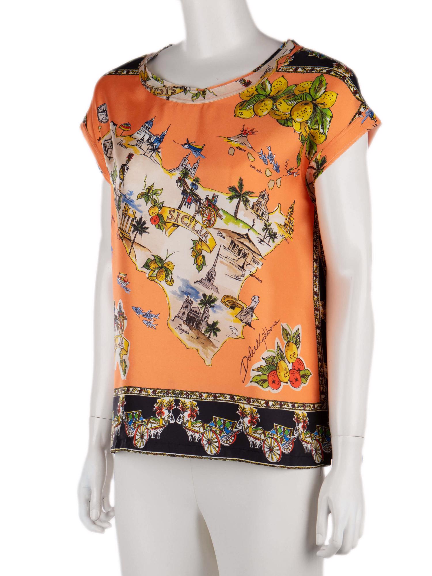 Bayan Turuncu DOLCE&GABBANA BLUZ