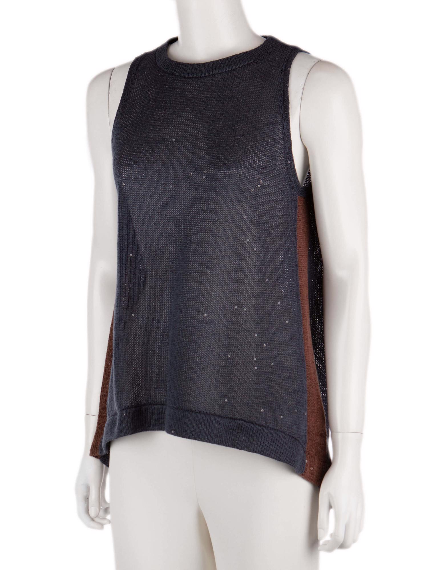 Bayan Lacivert BRUNELLO CUCINELLI BLUZ