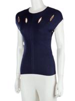 Bayan Lacivert IRFE BLUZ