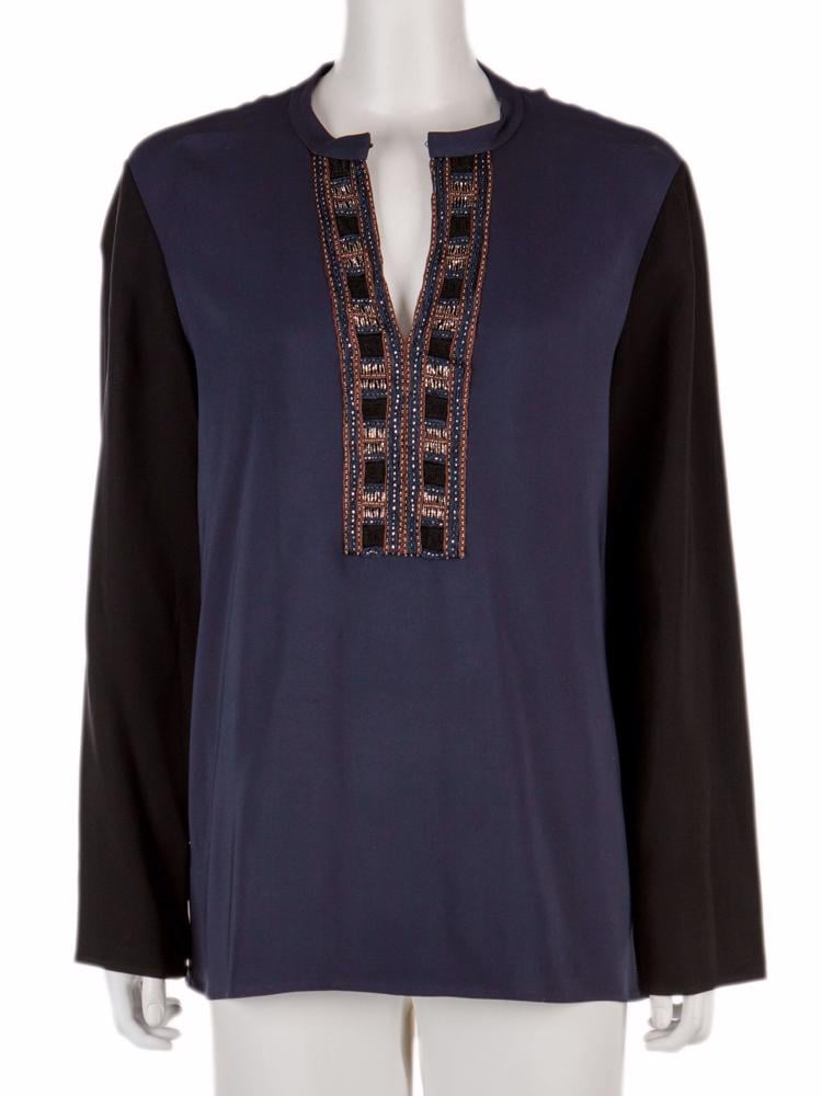 Bayan Lacivert LANVIN BLUZ