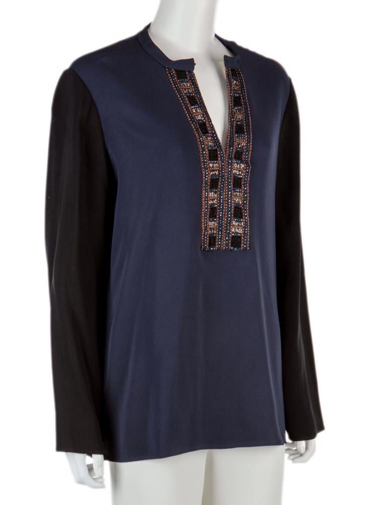 Bayan Lacivert LANVIN BLUZ