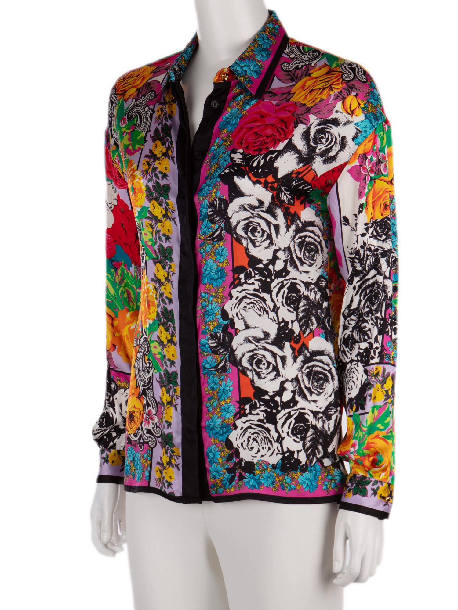 Bayan Çok Renkli VERSACE GÖMLEK