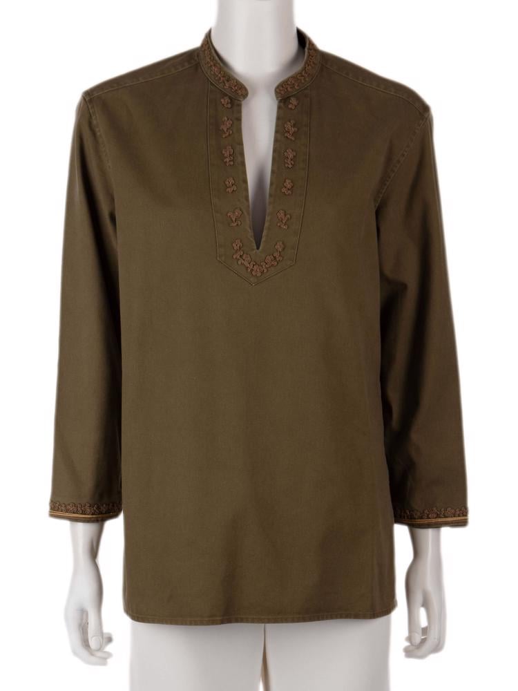 Bayan Yeşil YVES SAINT LAURENT BLUZ