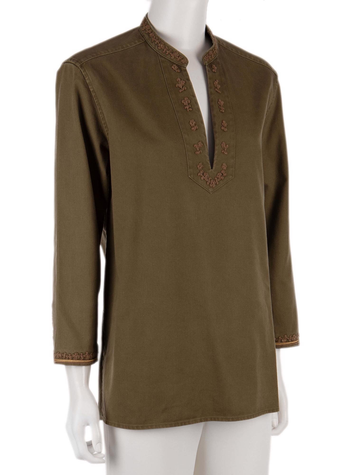 Bayan Yeşil YVES SAINT LAURENT BLUZ