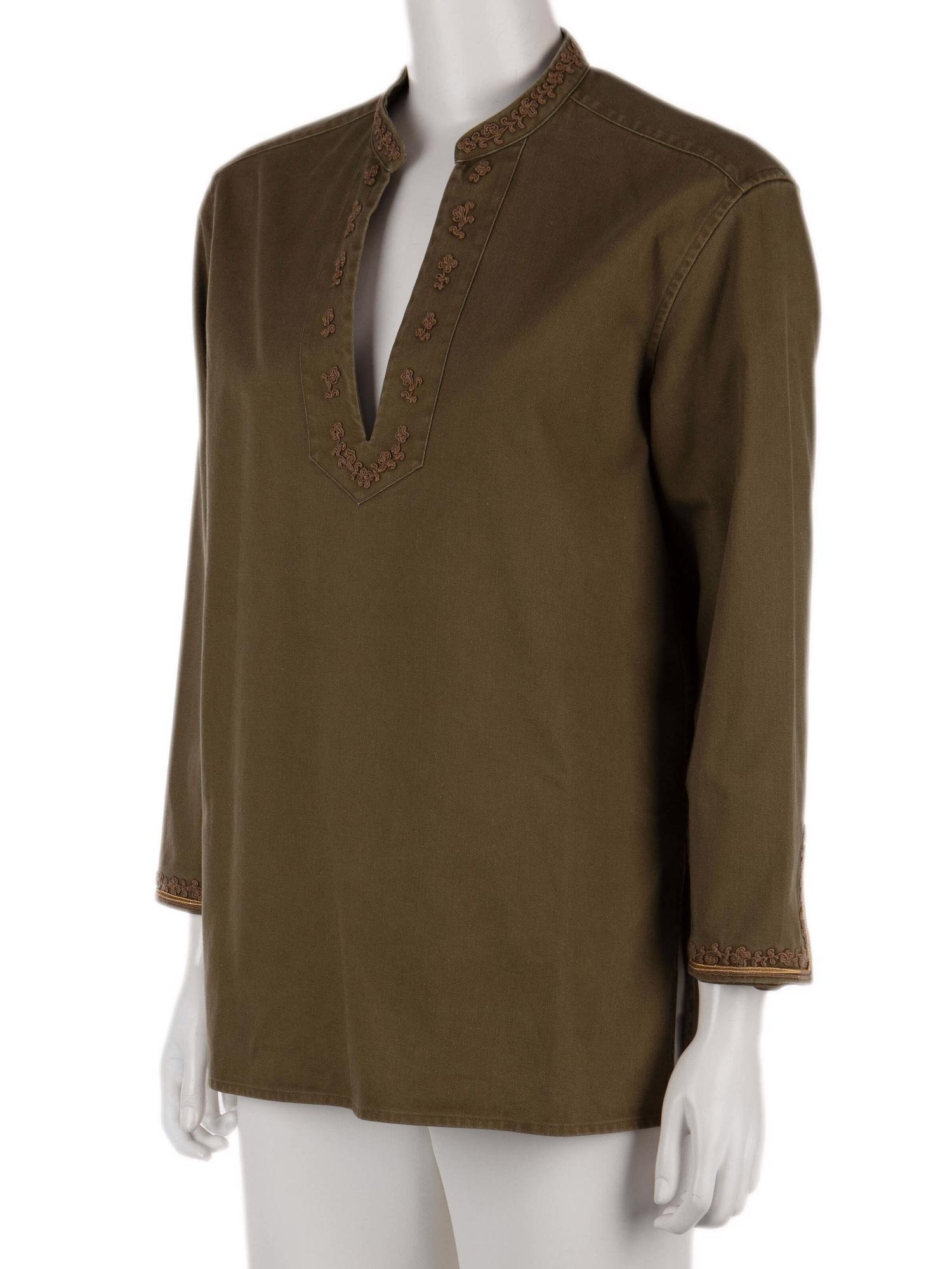 Bayan Yeşil YVES SAINT LAURENT BLUZ