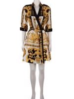 Bayan Sarı VERSACE ELBİSE