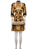 Bayan Sarı VERSACE ELBİSE