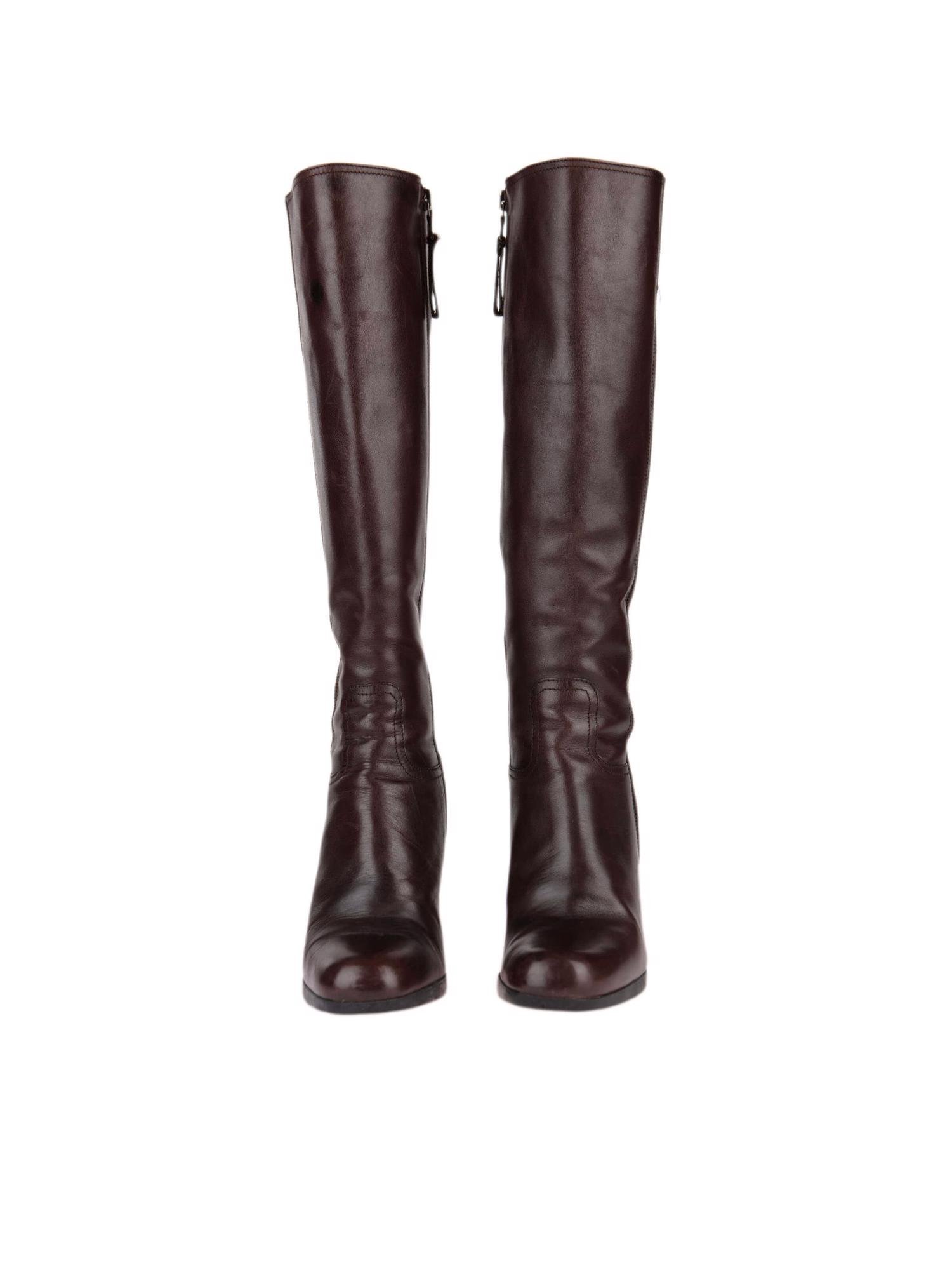 Bayan Kahve PRADA ÇİZME