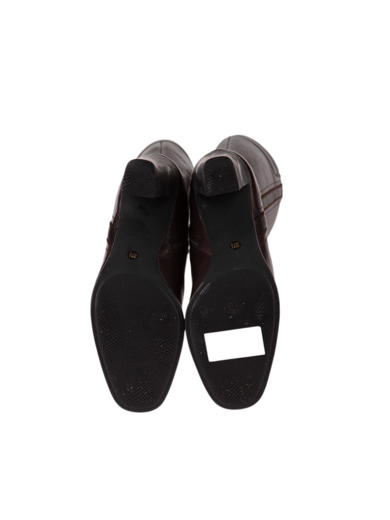 Bayan Kahve PRADA ÇİZME