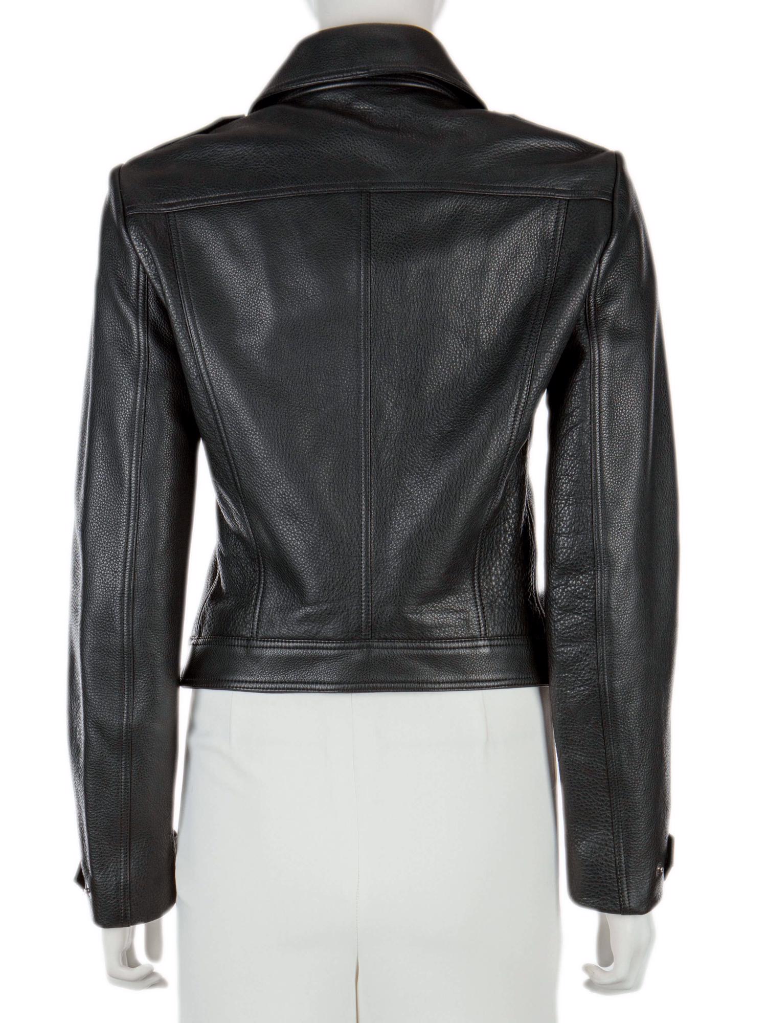 Bayan Siyah BURBERRY BRIT DERİ CEKET