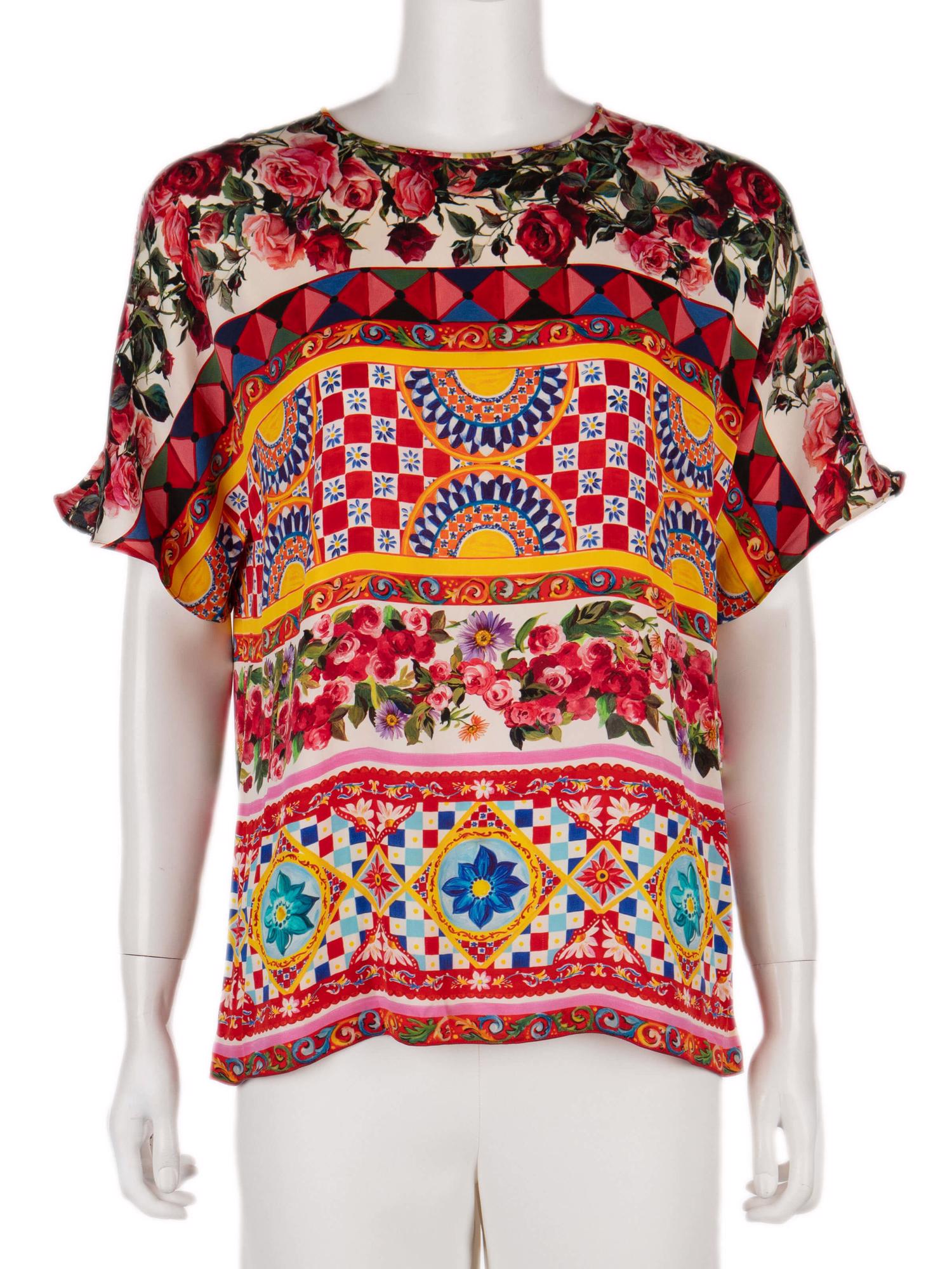 Bayan Kırmızı DOLCE&GABBANA BLUZ