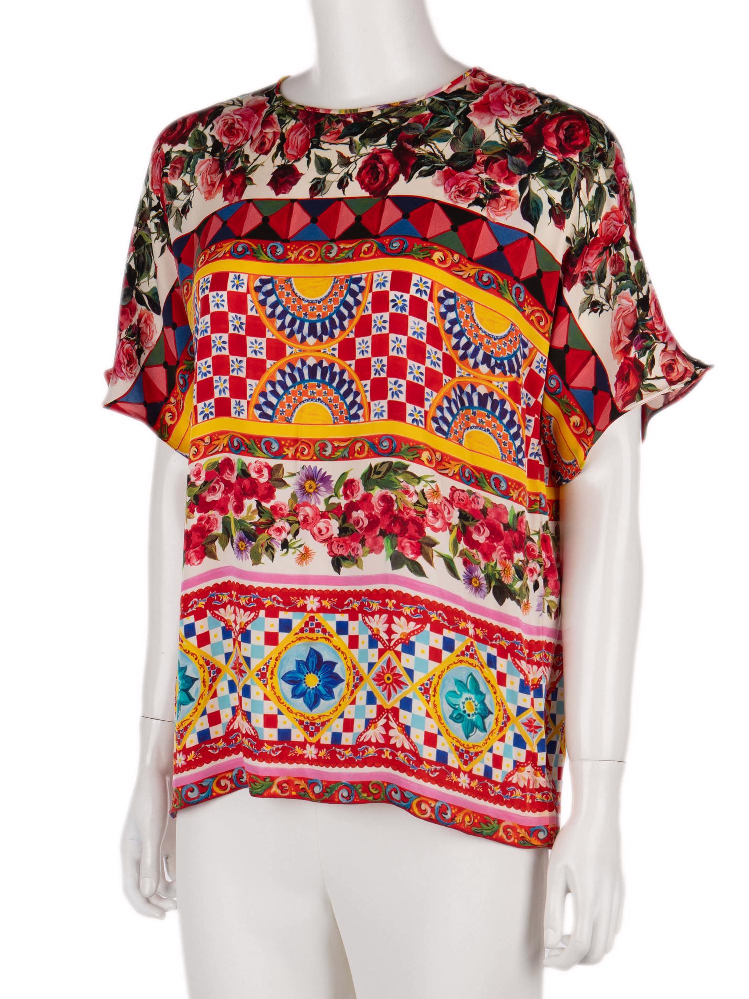 Bayan Kırmızı DOLCE&GABBANA BLUZ