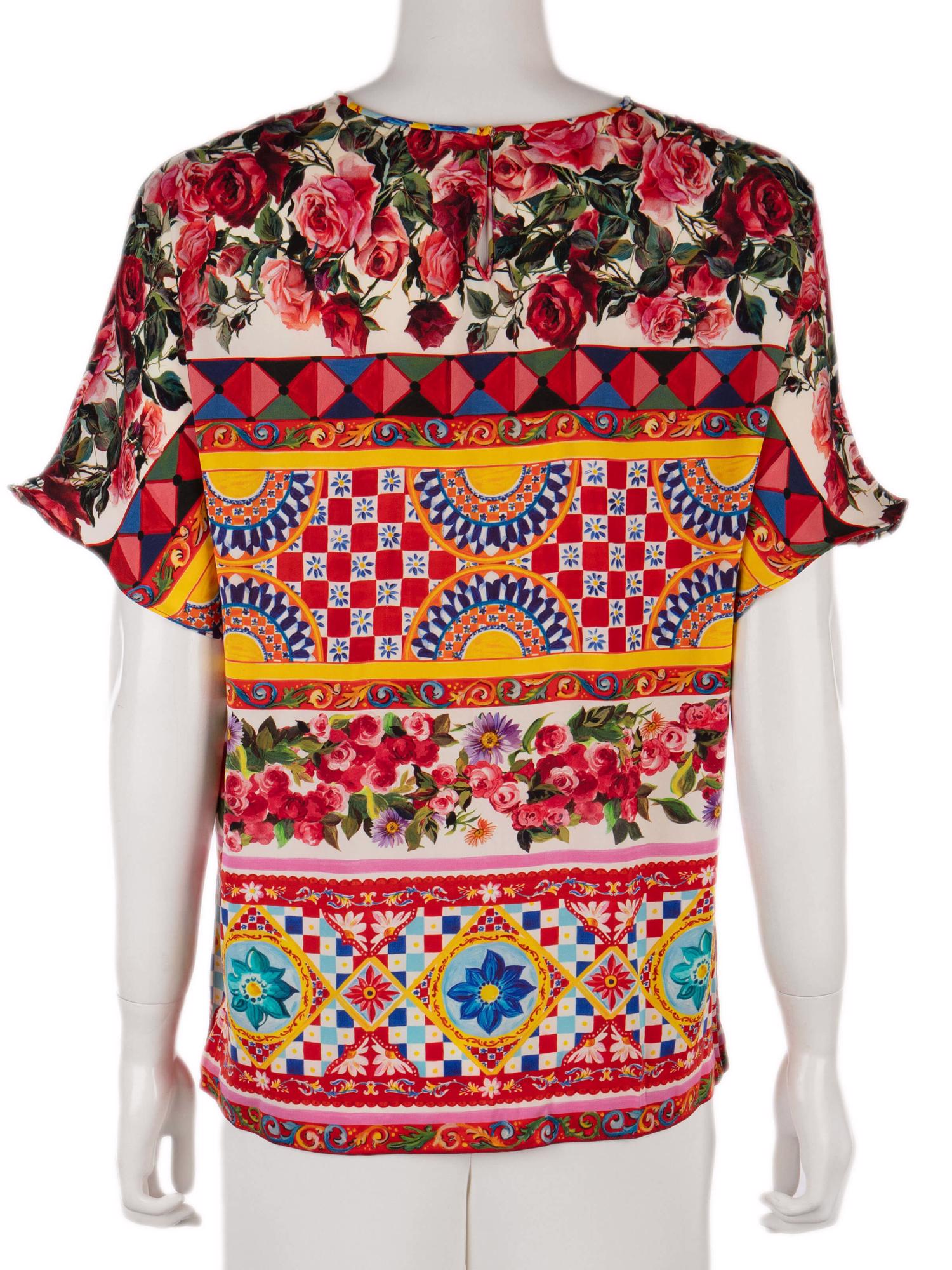 Bayan Kırmızı DOLCE&GABBANA BLUZ