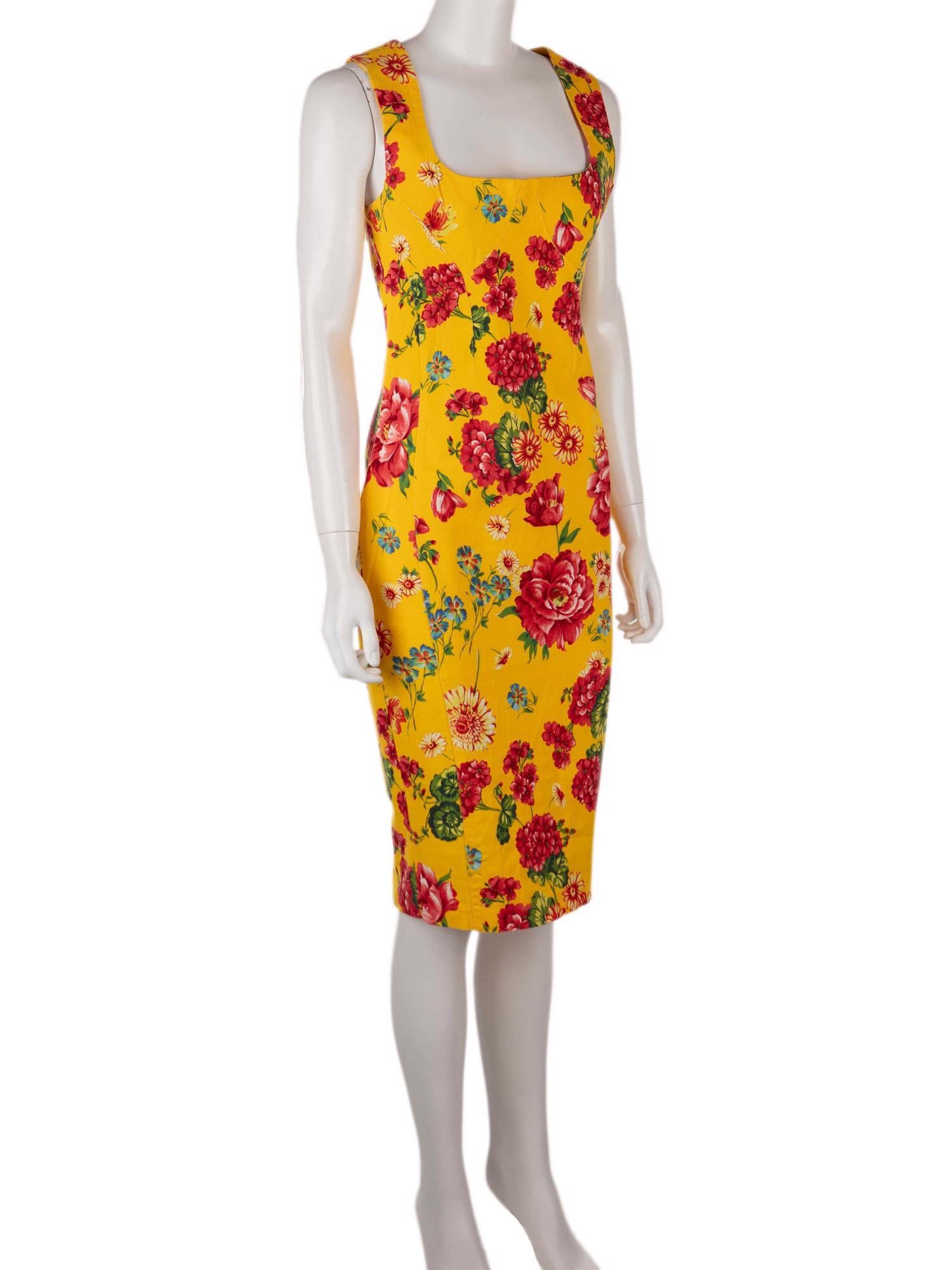 Bayan Sarı D&G DOLCE&GABBANA JEAN ELBİSE