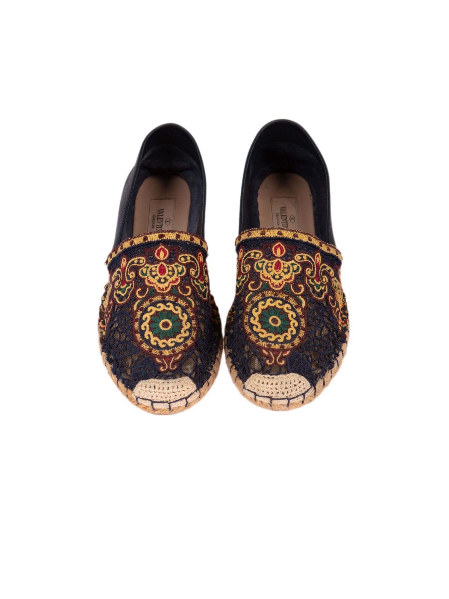 Bayan Lacivert VALENTINO ESPADRİL