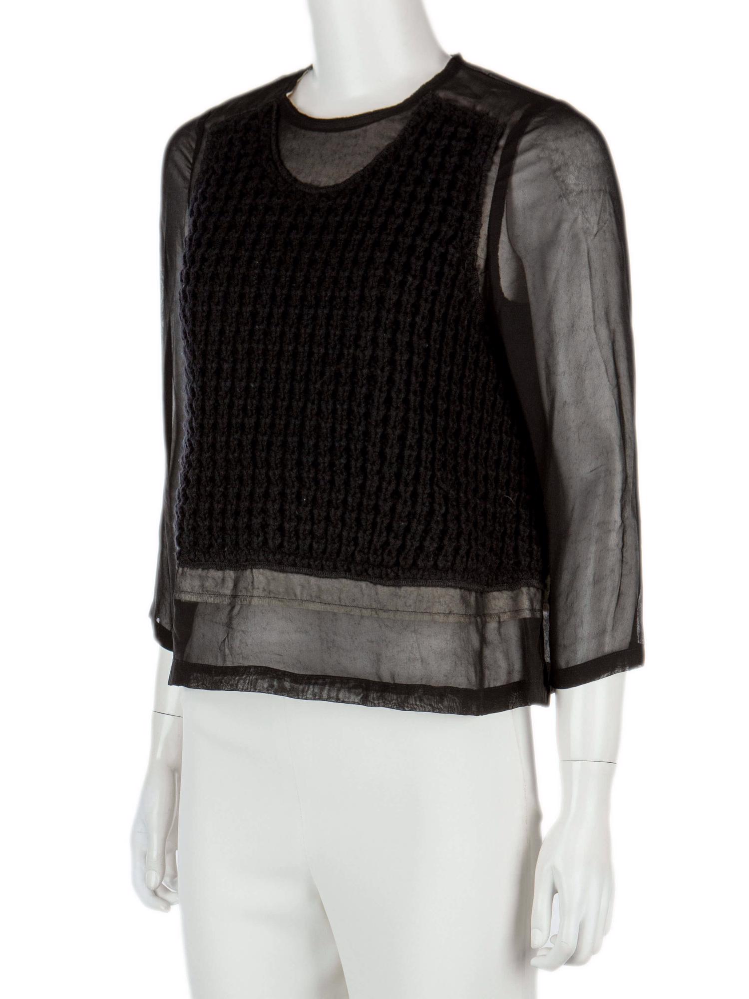 Bayan Siyah COMME DES GARCONS BLUZ