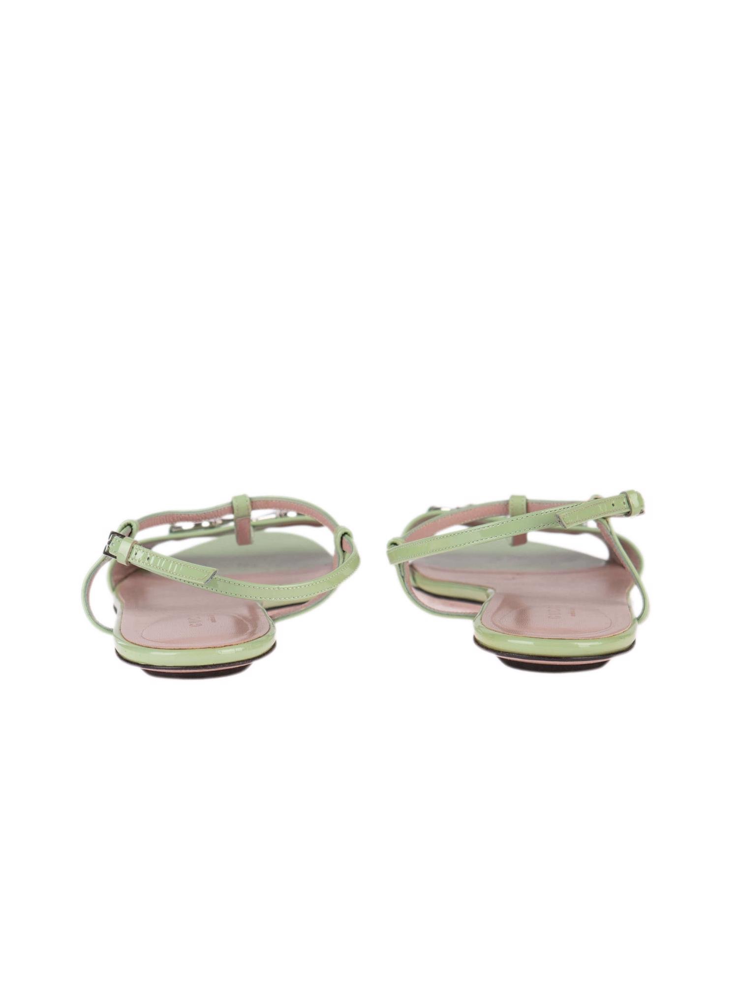 Bayan Yeşil GUCCI SANDALET