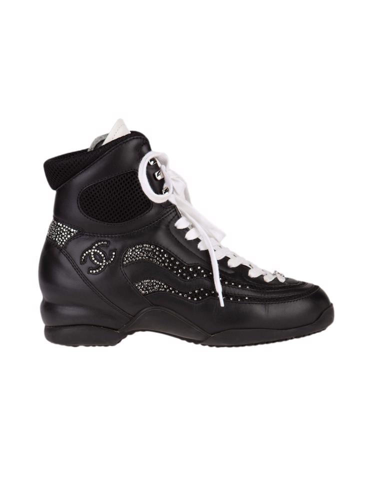 Bayan Siyah CHANEL SNEAKER BOT
